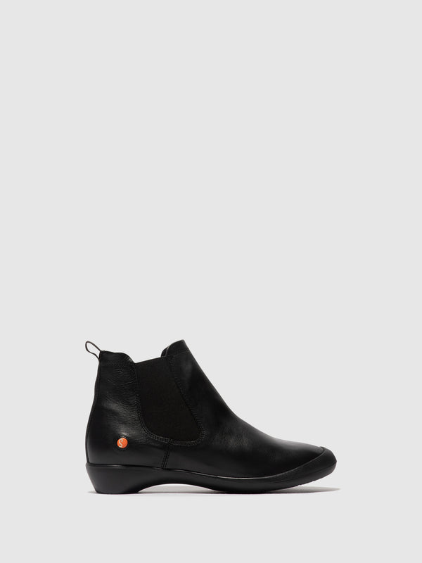 Chelsea Ankle Boots FARY630SOF BLACK W/BLACK ELASTIC